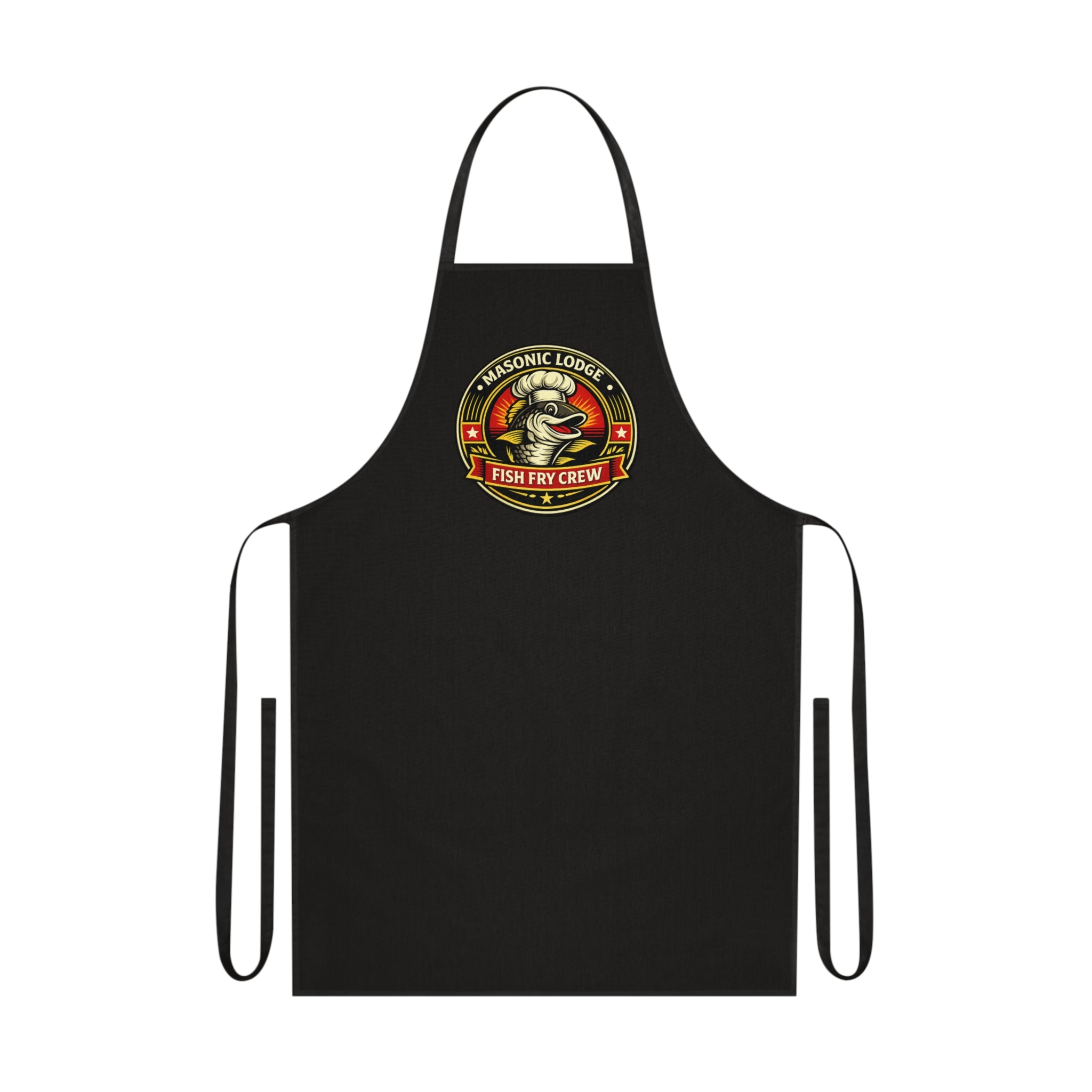 Masonic Lodge Fish Fry Crew Cotton Apron