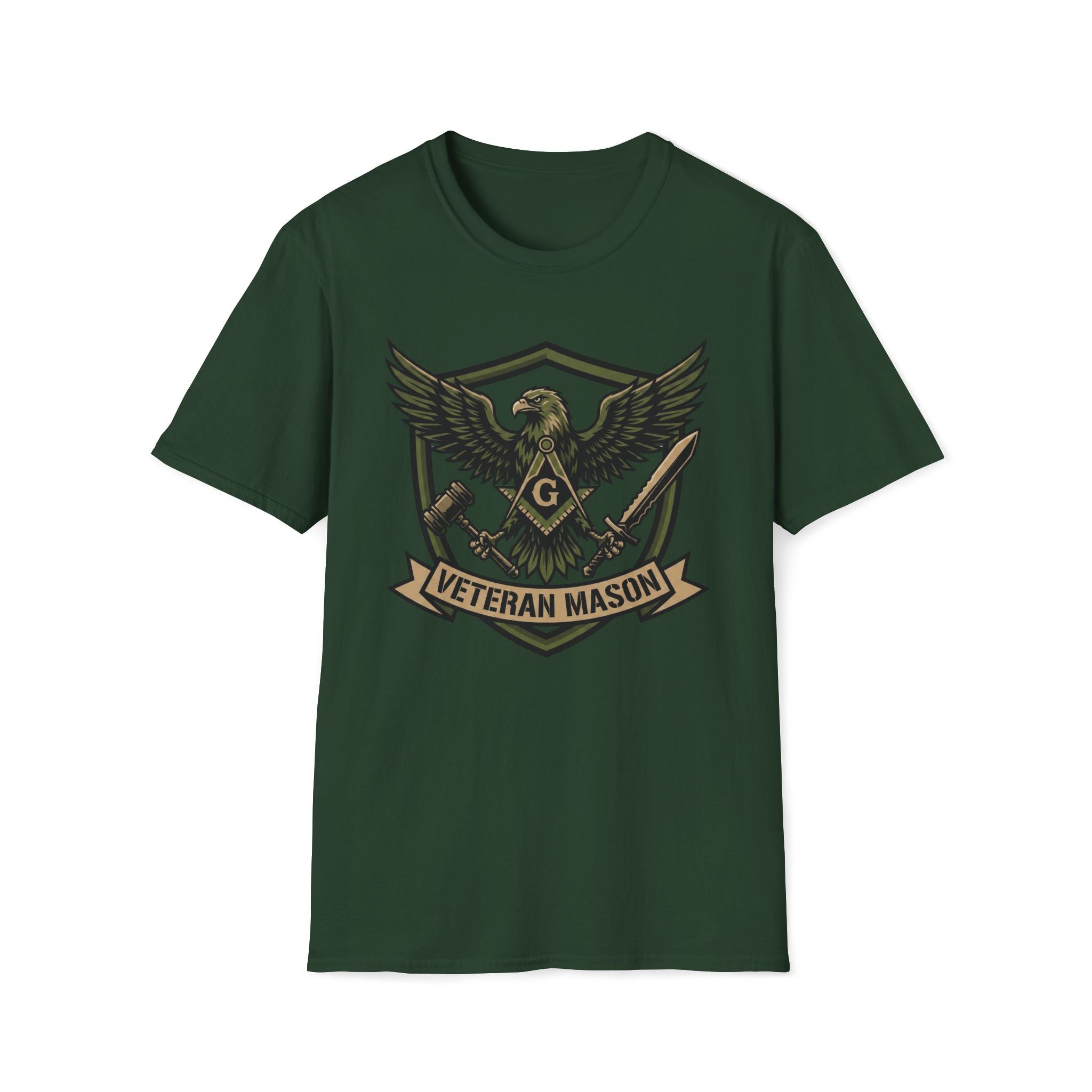 Veteran Mason w/ Eagle T-Shirt
