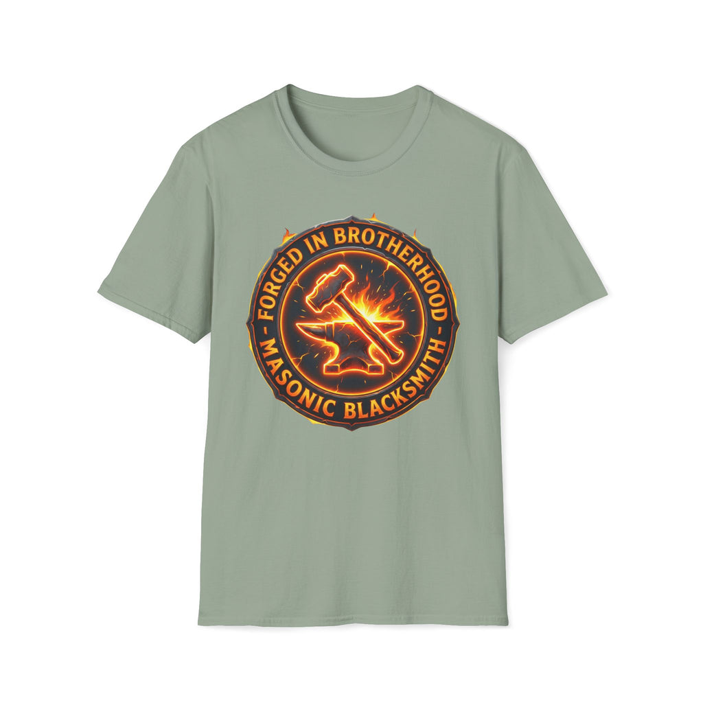 Masonic Blacksmith - Forge in Steel T-Shirt