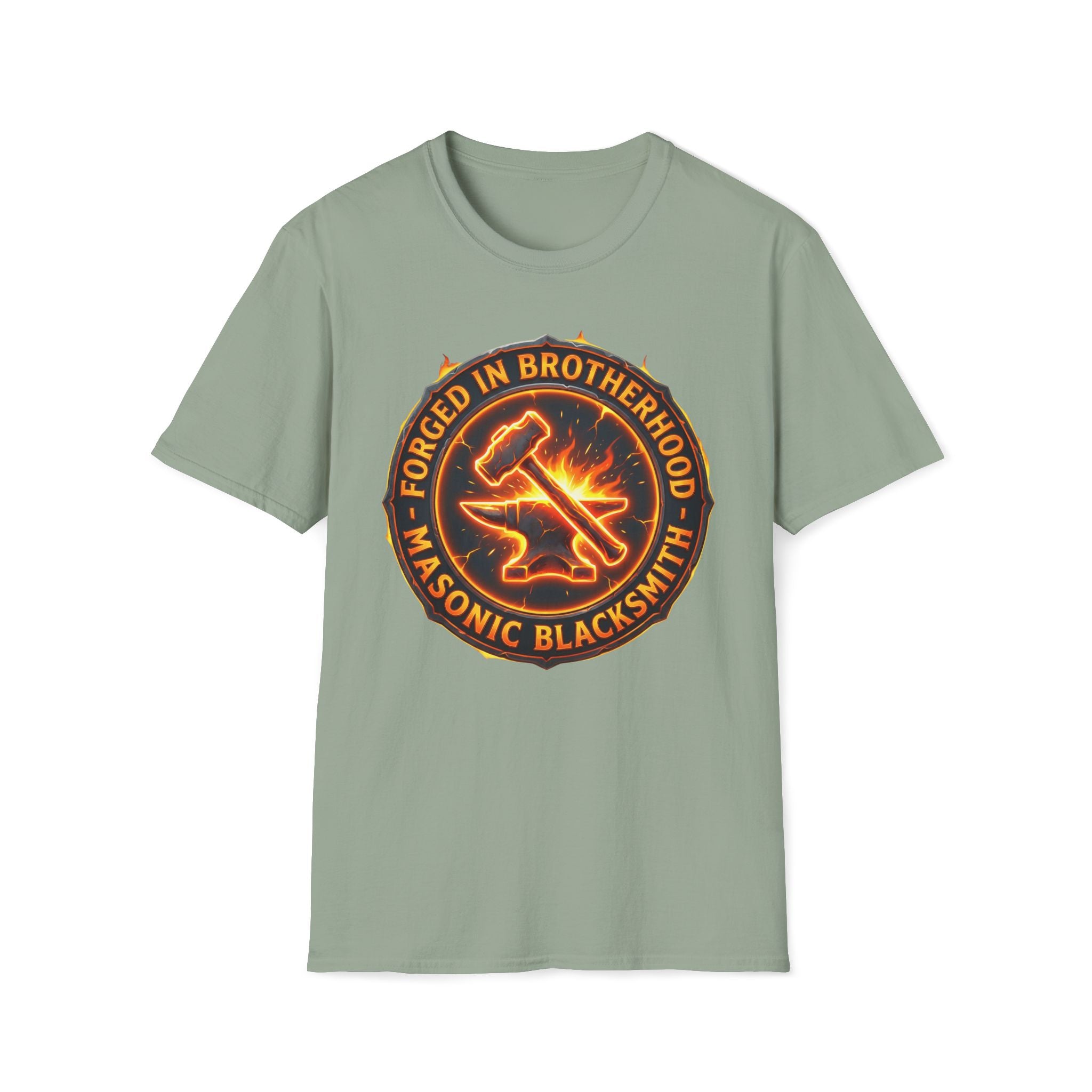 Masonic Blacksmith - Forge in Steel T-Shirt