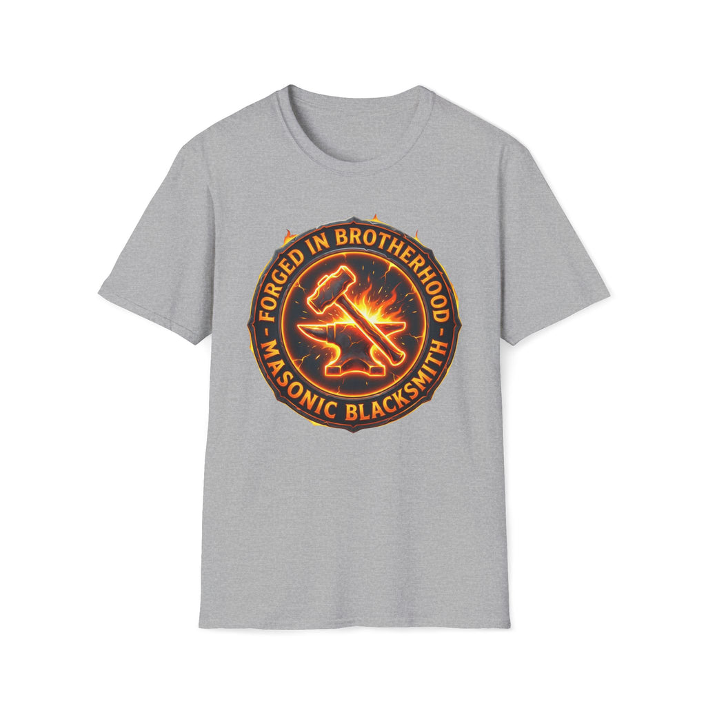 Masonic Blacksmith - Forge in Steel T-Shirt