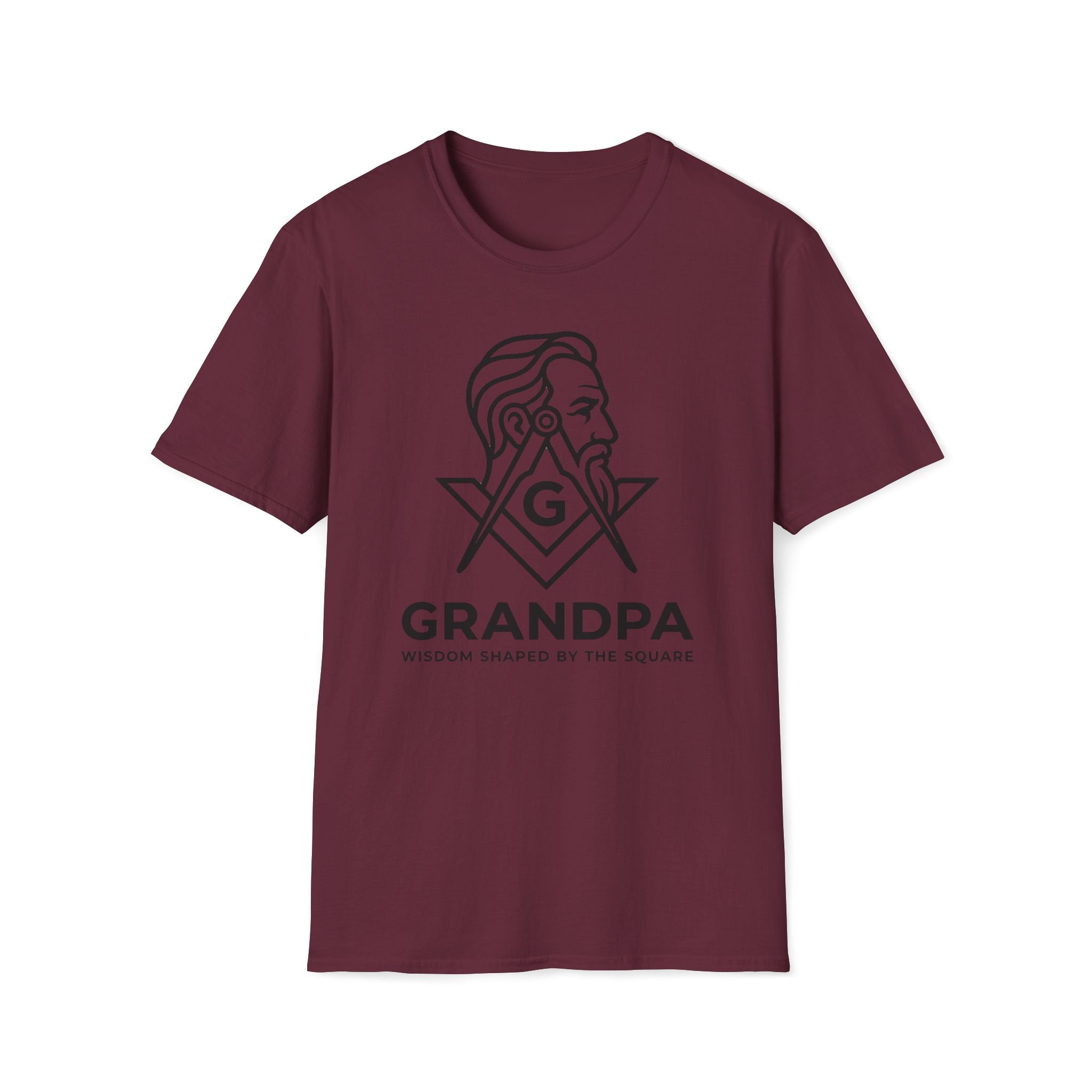Grandpa - Wisdom Shaped By The Square T-Shirt
