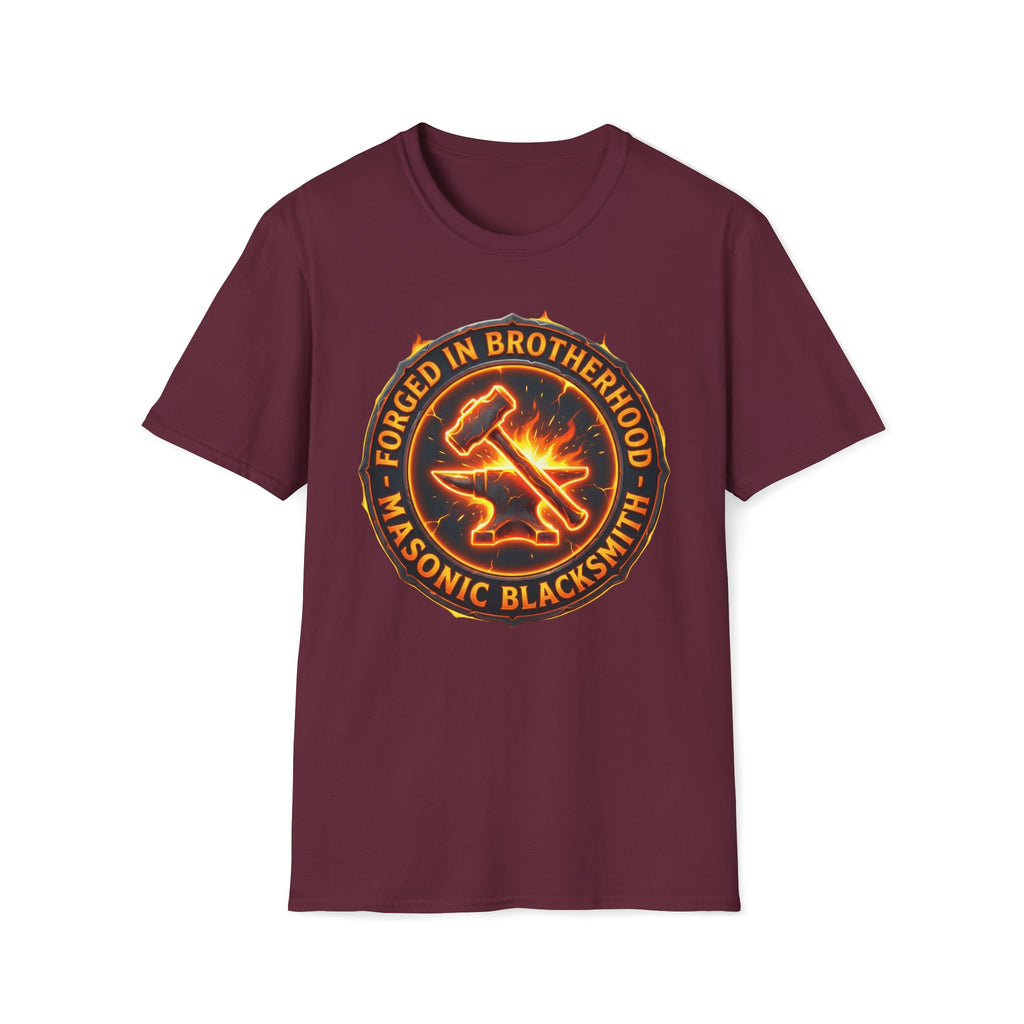 Masonic Blacksmith - Forge in Steel T-Shirt