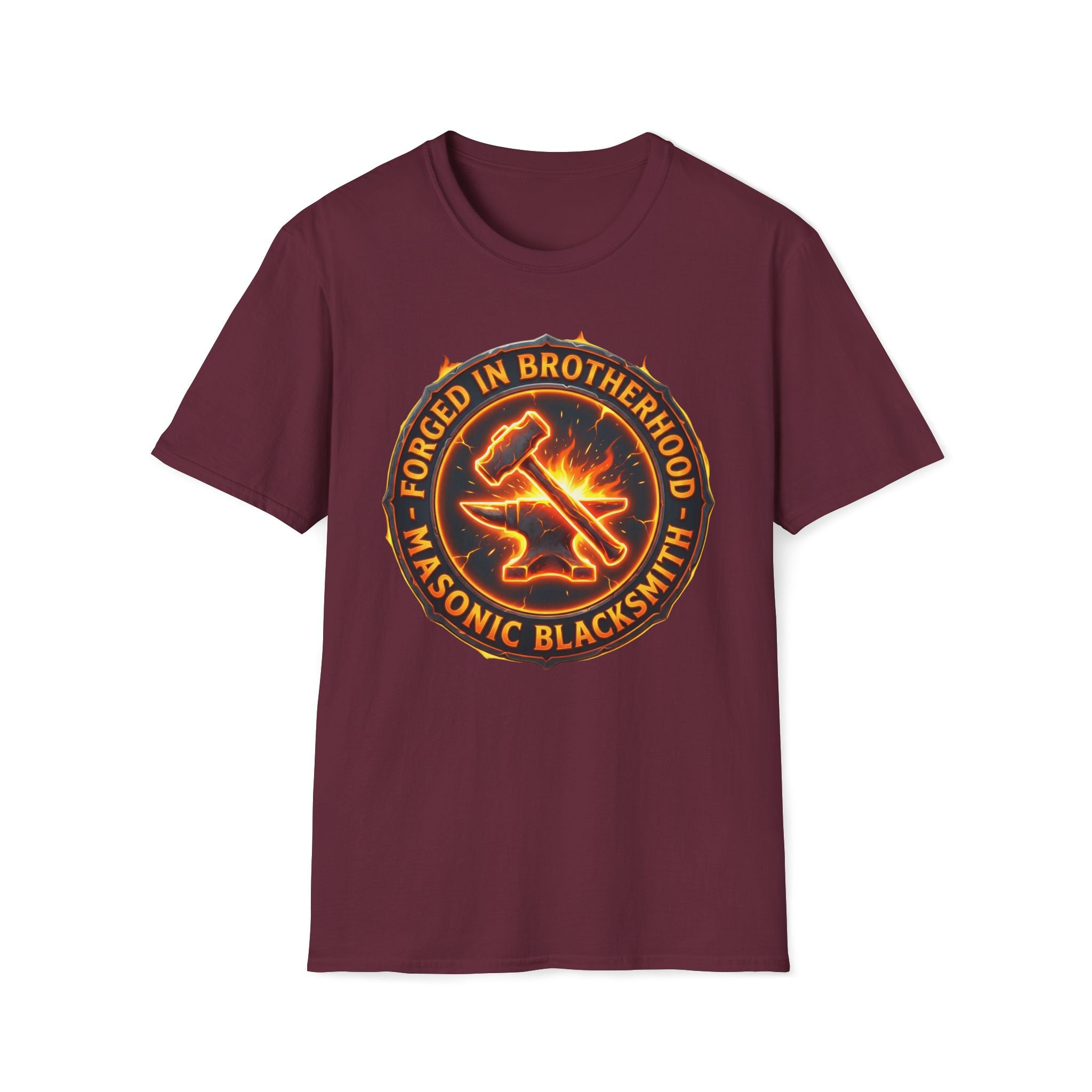Masonic Blacksmith - Forge in Steel T-Shirt