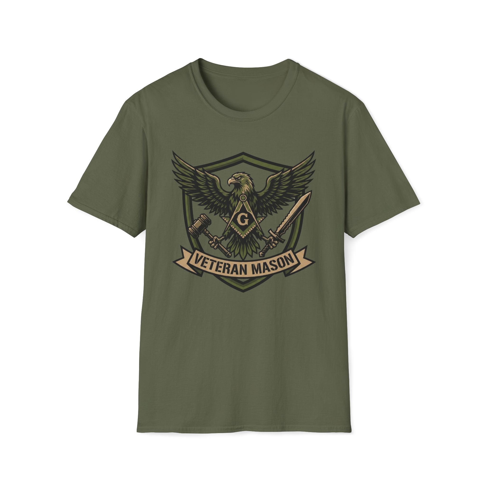 Veteran Mason w/ Eagle T-Shirt