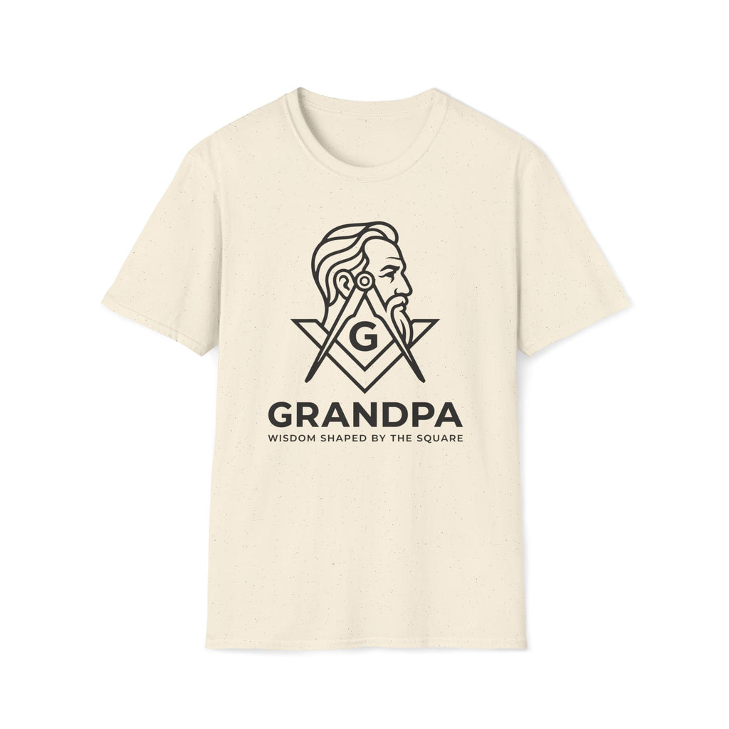 Grandpa - Wisdom Shaped By The Square T-Shirt