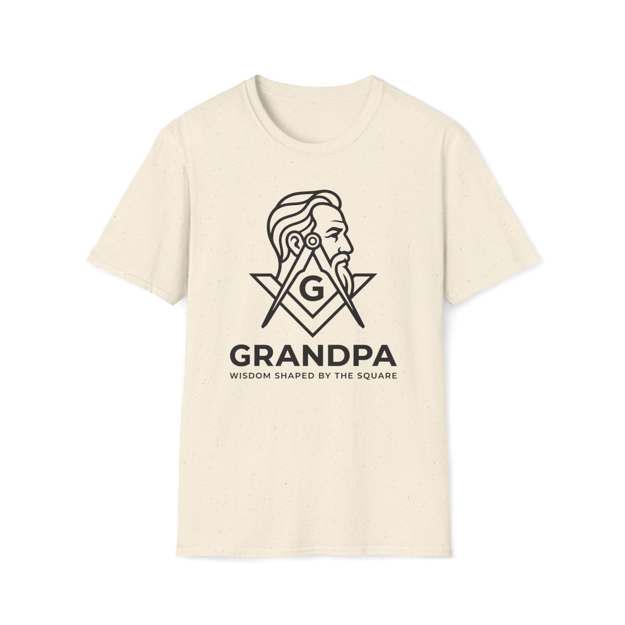 Grandpa - Wisdom Shaped By The Square T-Shirt