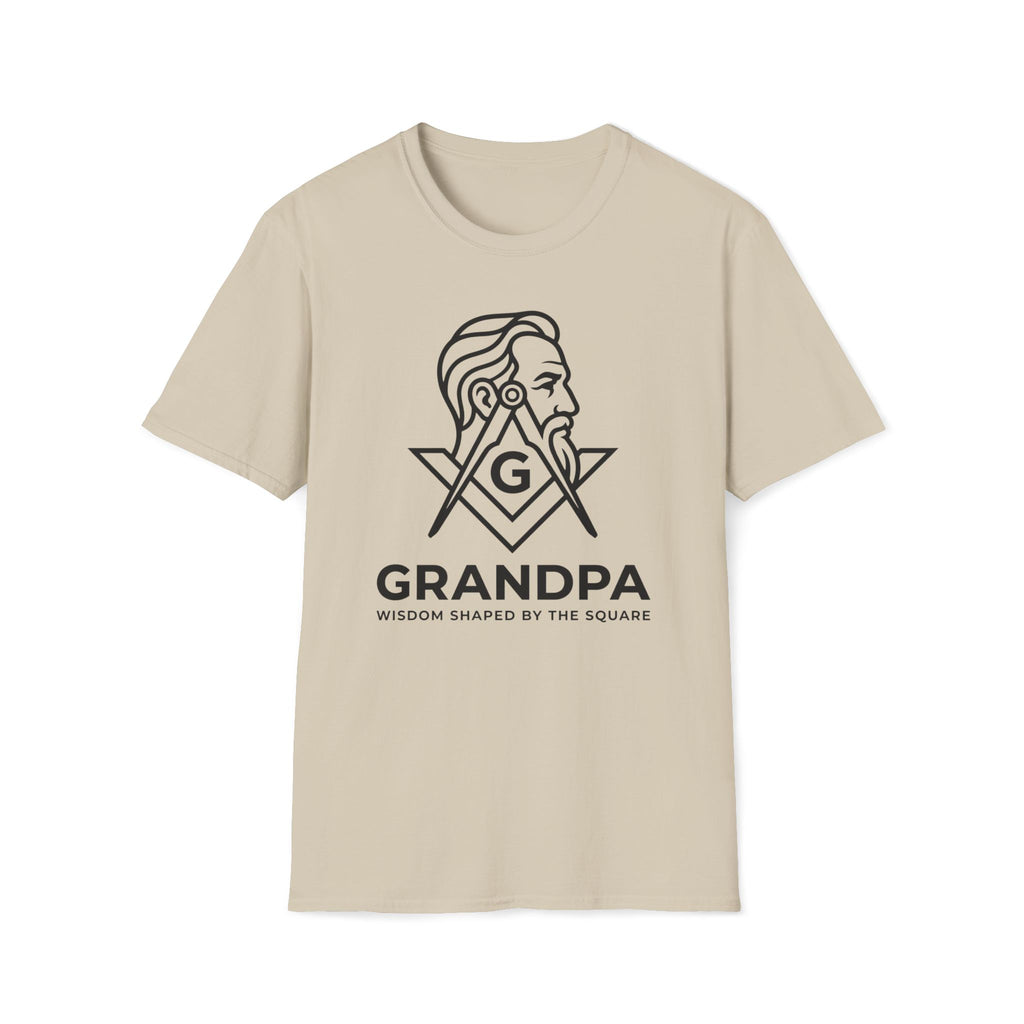 Grandpa - Wisdom Shaped By The Square T-Shirt