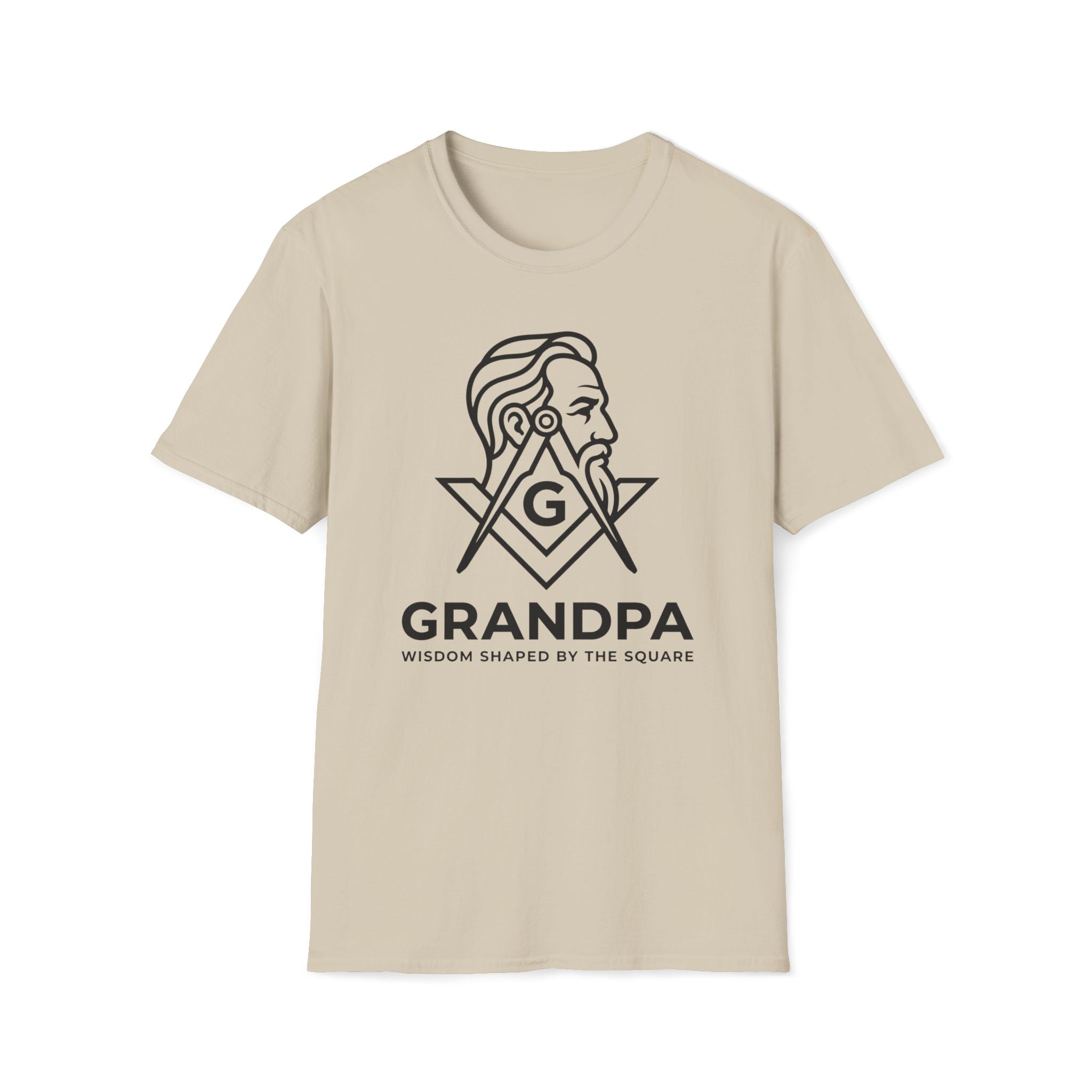 Grandpa - Wisdom Shaped By The Square T-Shirt