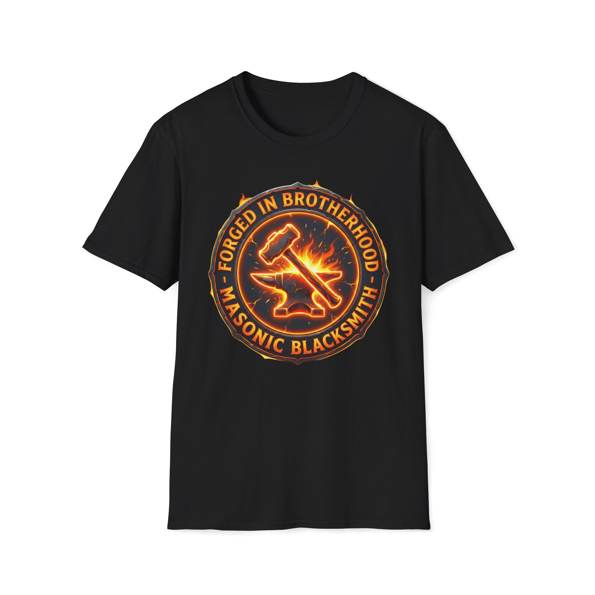 Masonic Blacksmith - Forge in Steel T-Shirt