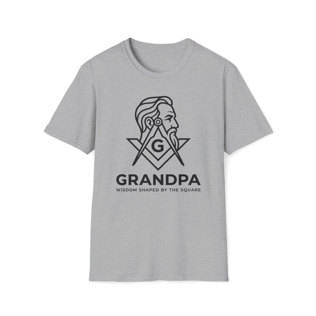 Grandpa - Wisdom Shaped By The Square T-Shirt