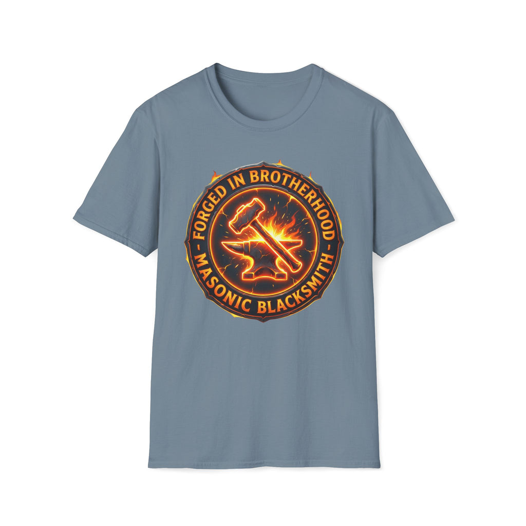 Masonic Blacksmith - Forge in Steel T-Shirt