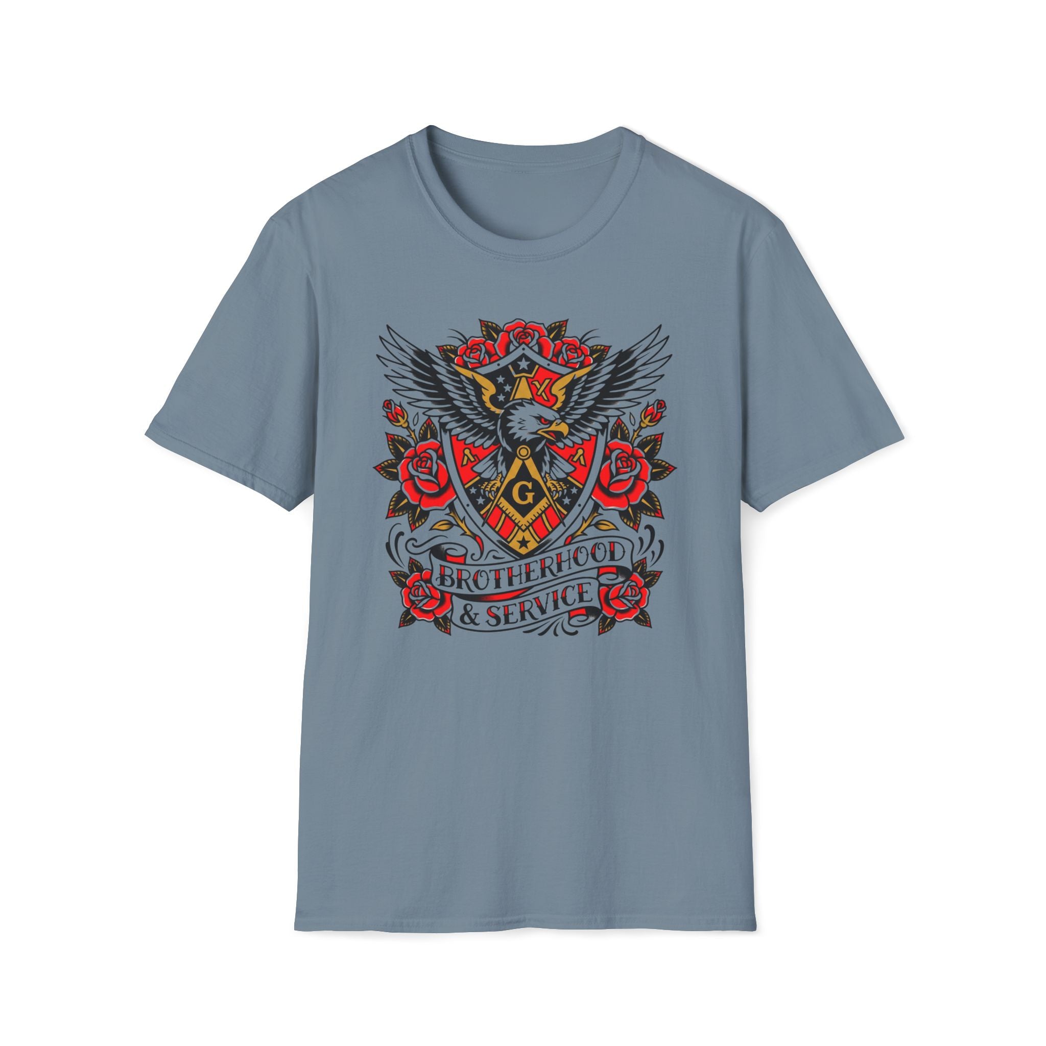Brotherhood & Service Tattoo T-Shirt