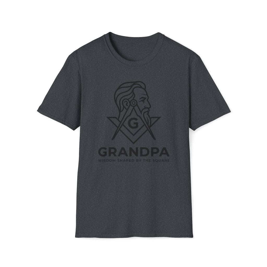 Grandpa - Wisdom Shaped By The Square T-Shirt
