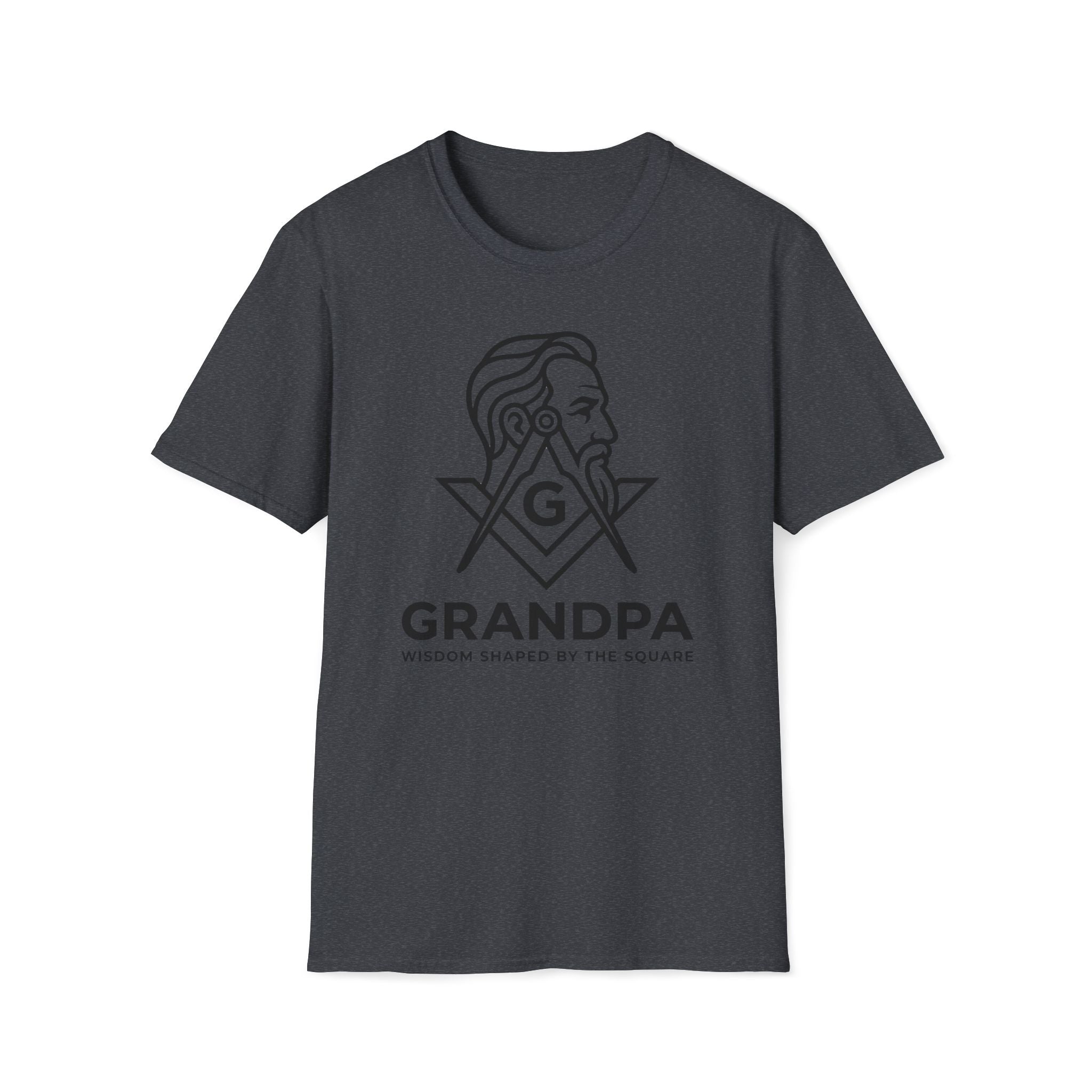 Grandpa - Wisdom Shaped By The Square T-Shirt