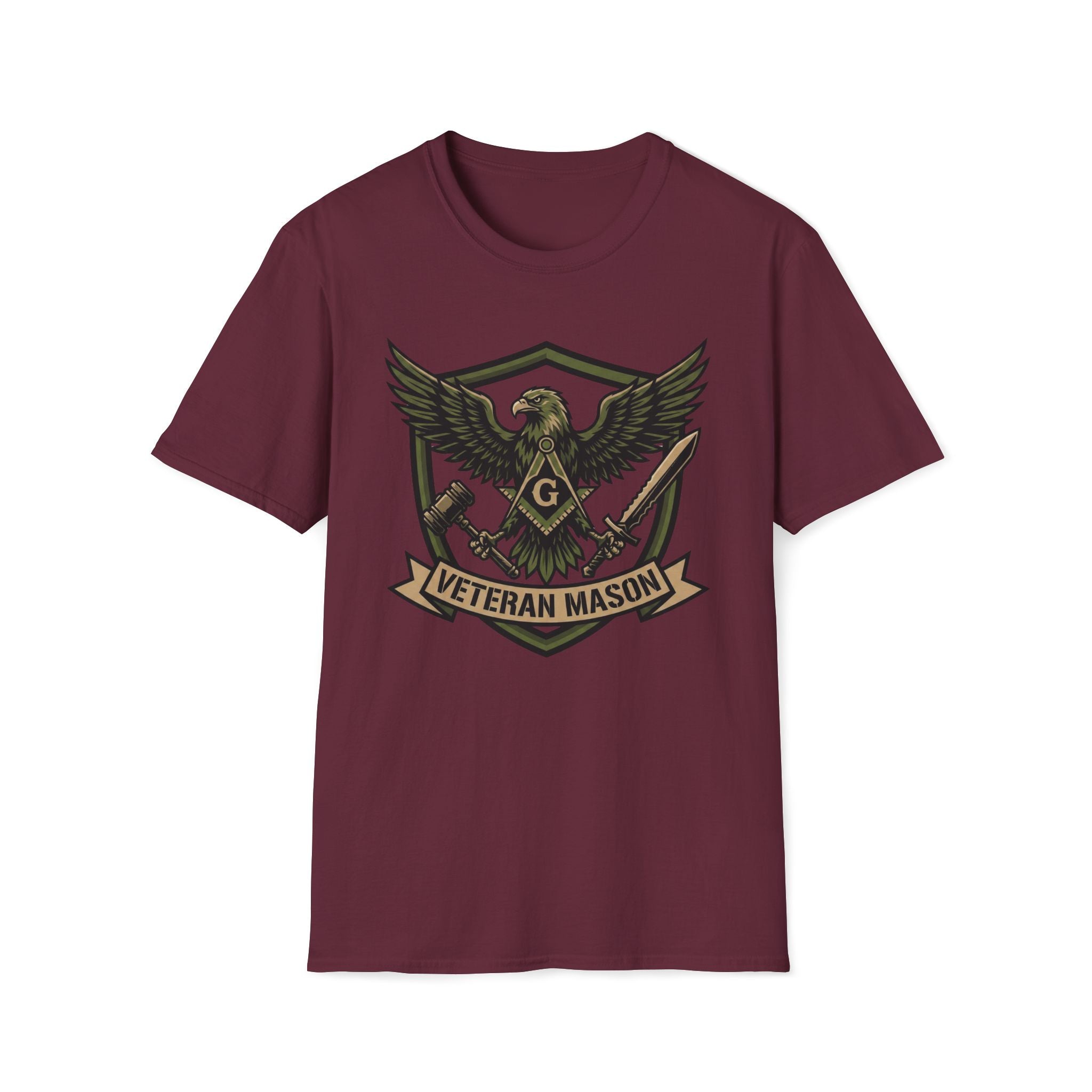 Veteran Mason w/ Eagle T-Shirt