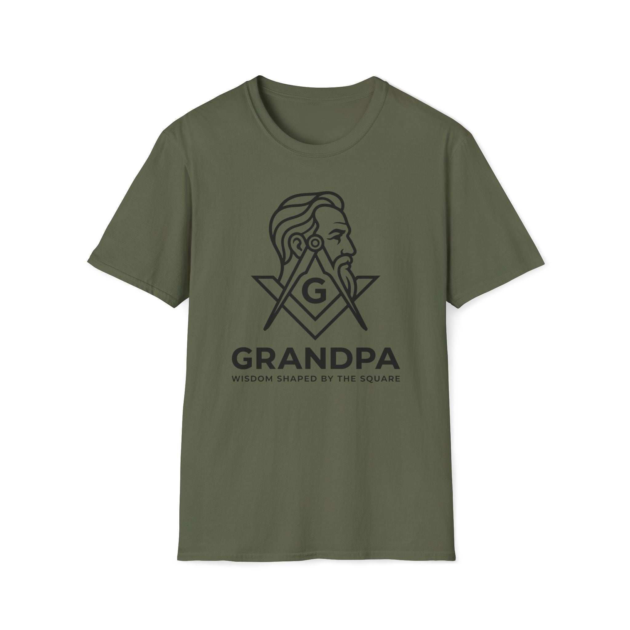 Grandpa - Wisdom Shaped By The Square T-Shirt
