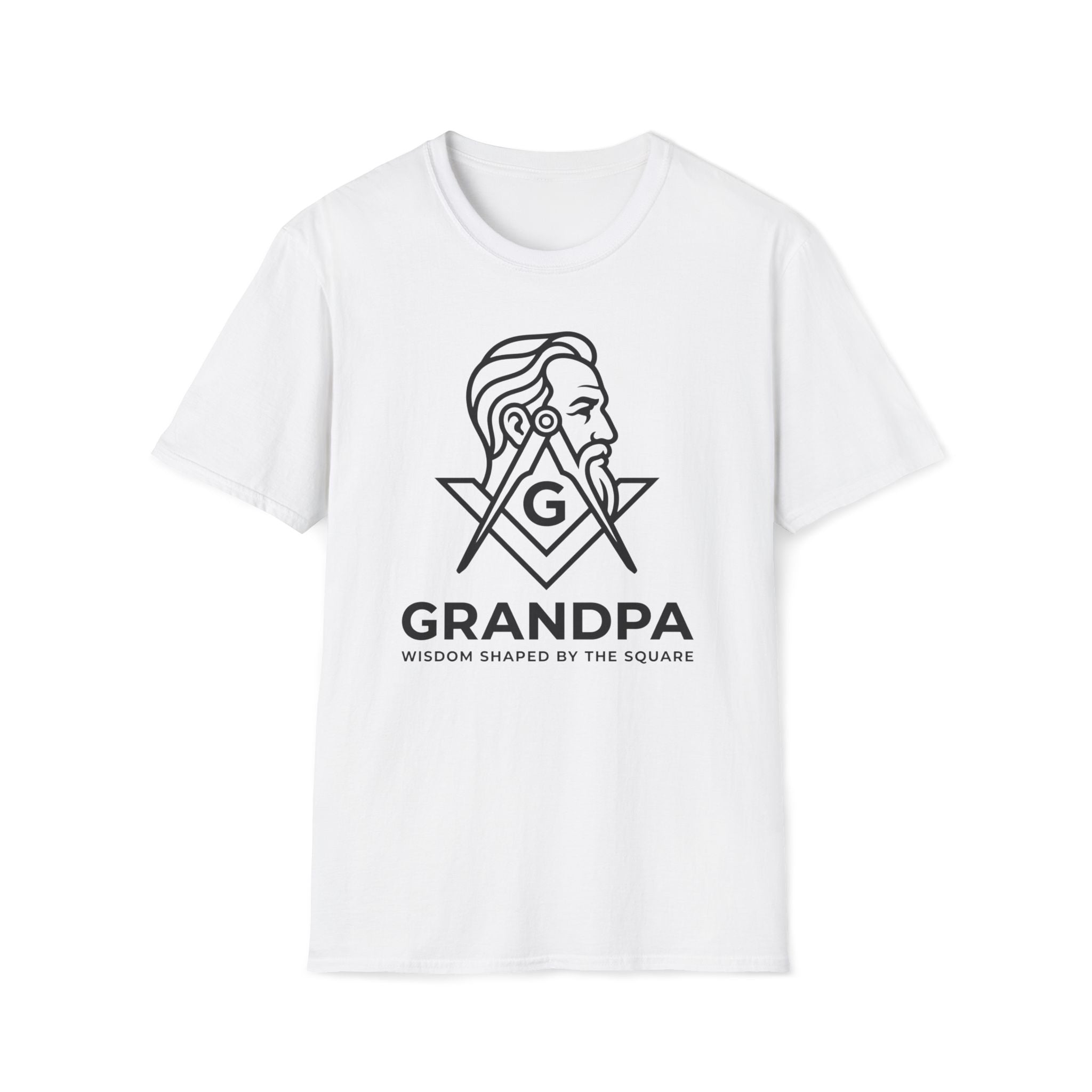 Grandpa - Wisdom Shaped By The Square T-Shirt