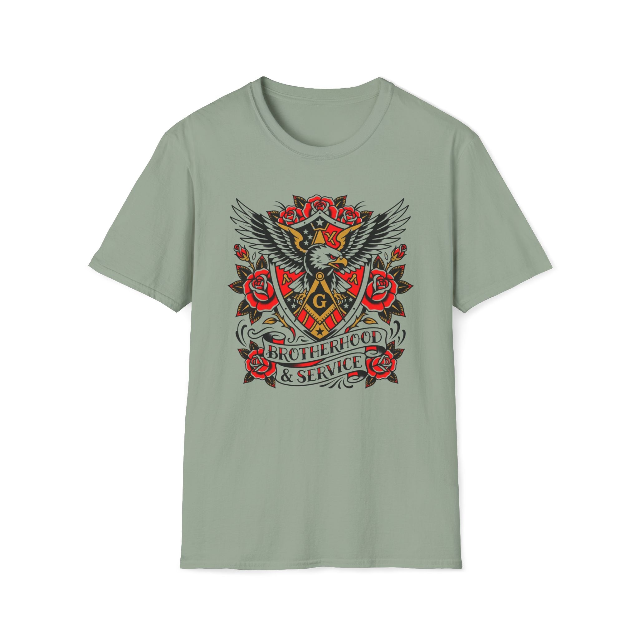 Brotherhood & Service Tattoo T-Shirt