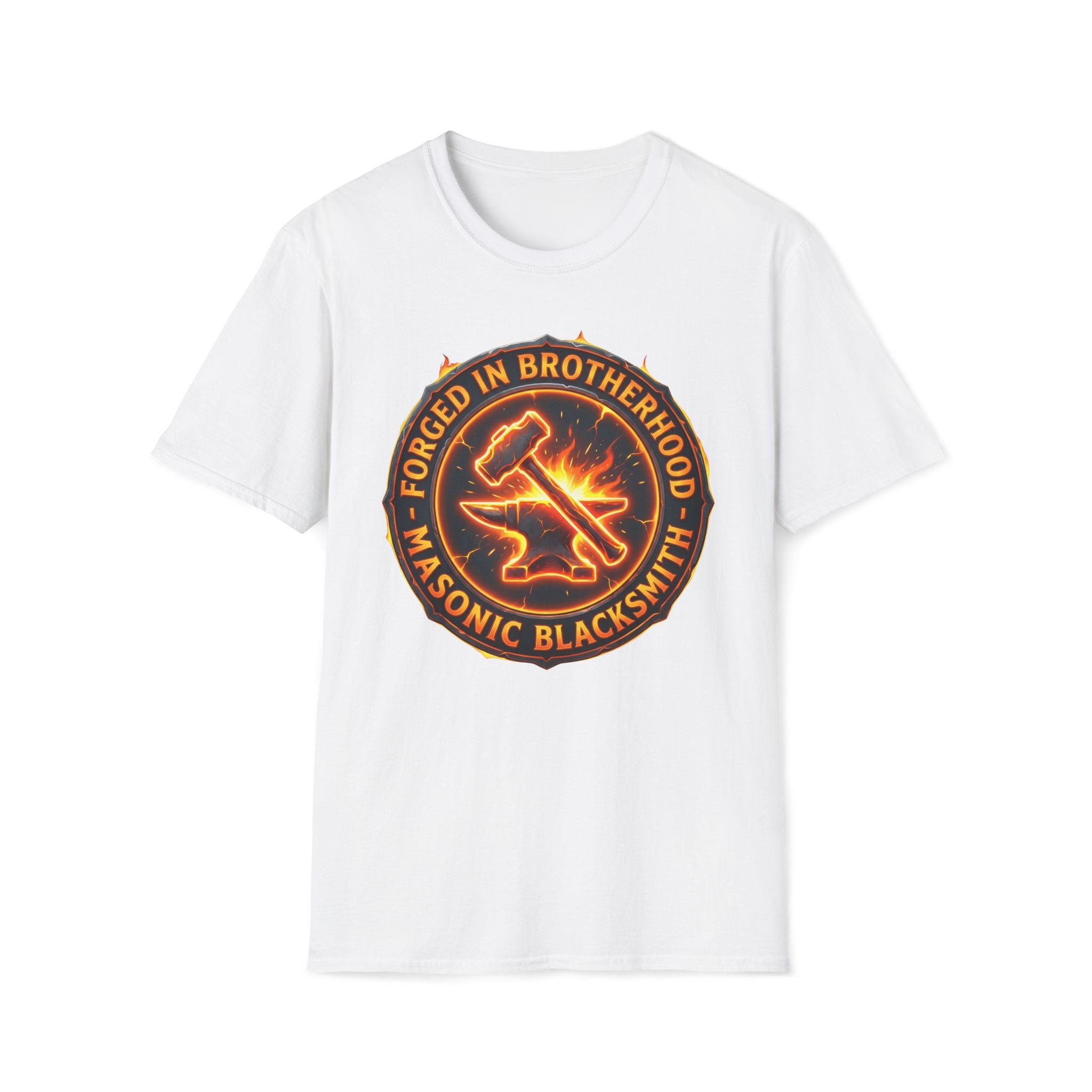 Masonic Blacksmith - Forge in Steel T-Shirt