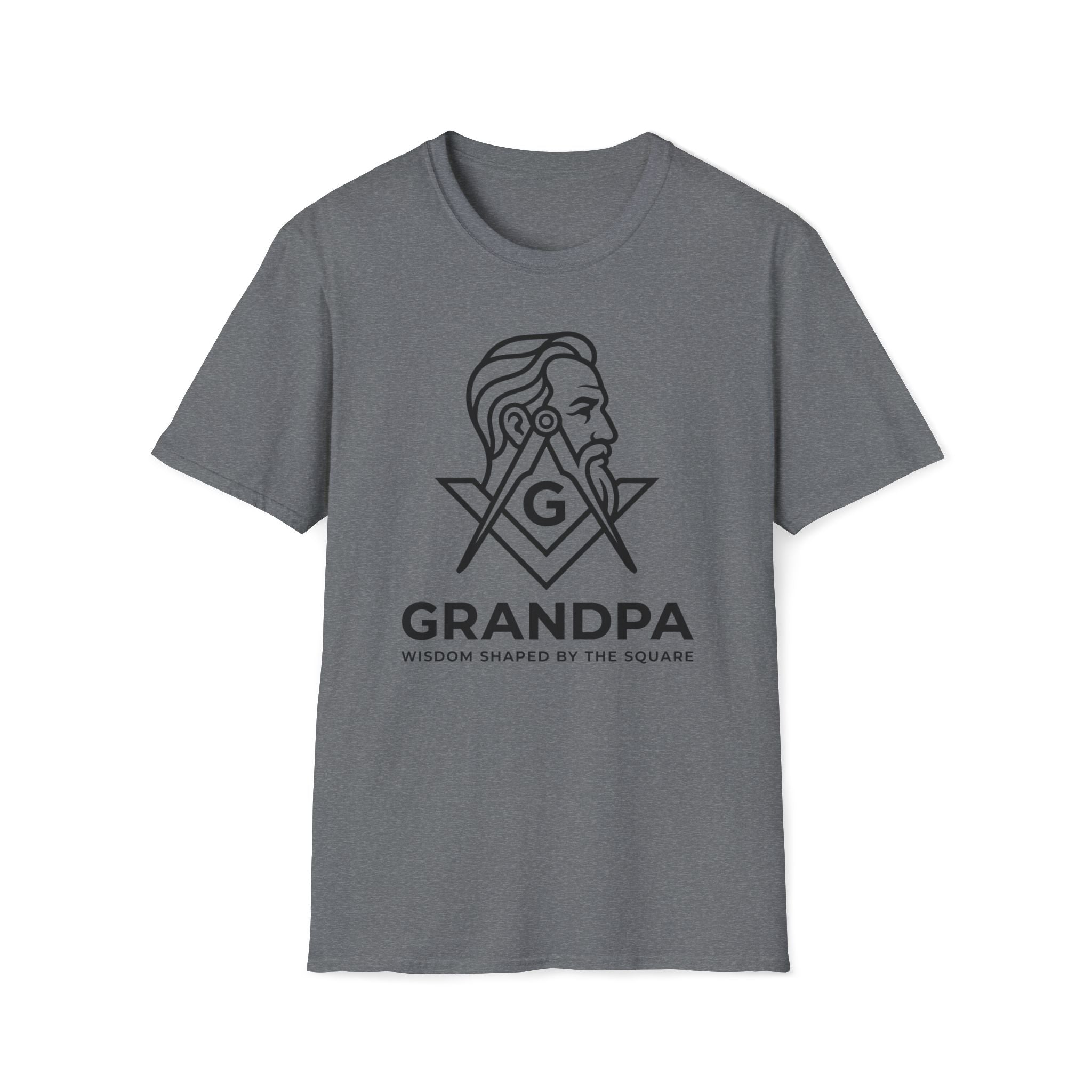 Grandpa - Wisdom Shaped By The Square T-Shirt