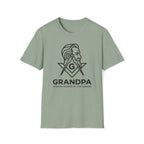 Grandpa - Wisdom Shaped By The Square T-Shirt