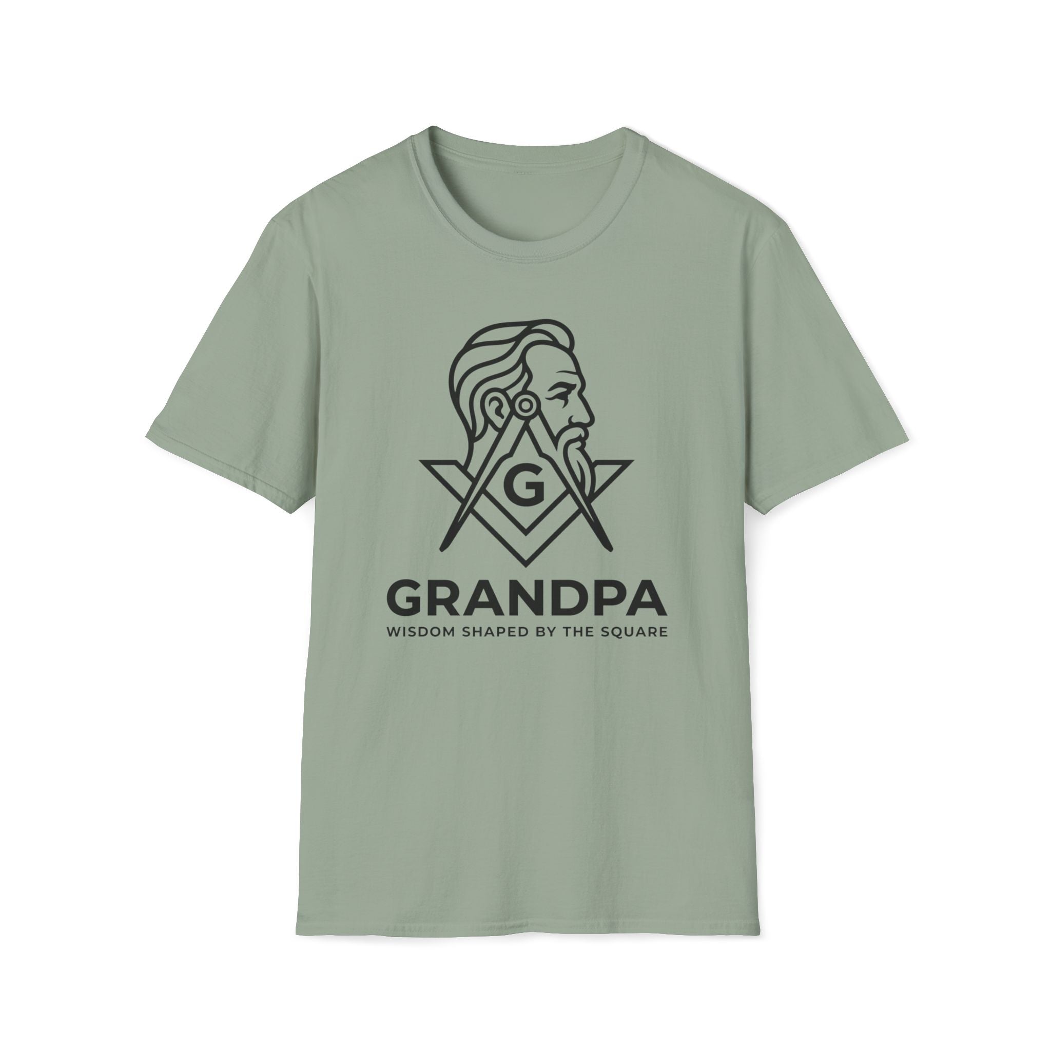 Grandpa - Wisdom Shaped By The Square T-Shirt