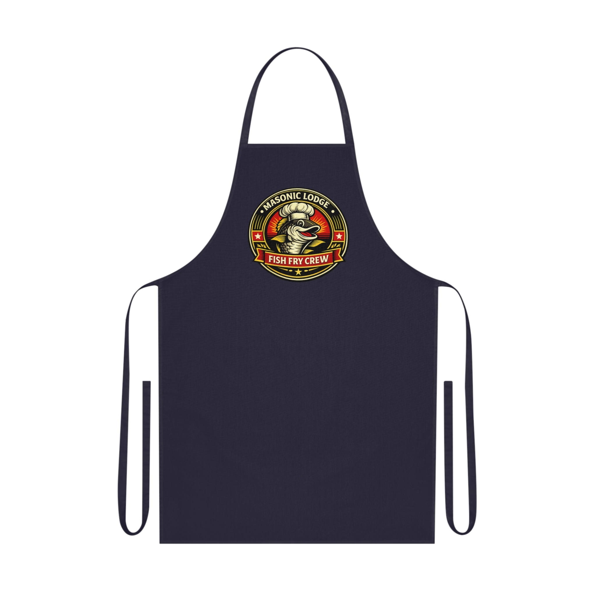 Masonic Lodge Fish Fry Crew Cotton Apron