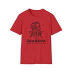 Grandpa - Wisdom Shaped By The Square T-Shirt