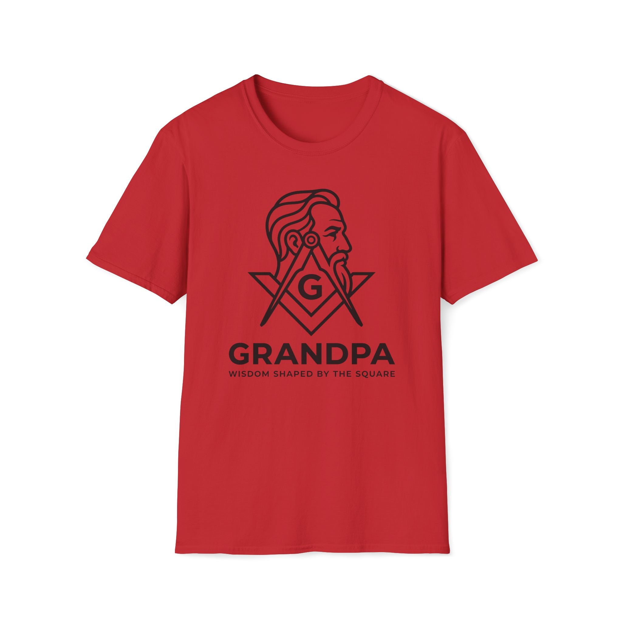 Grandpa - Wisdom Shaped By The Square T-Shirt