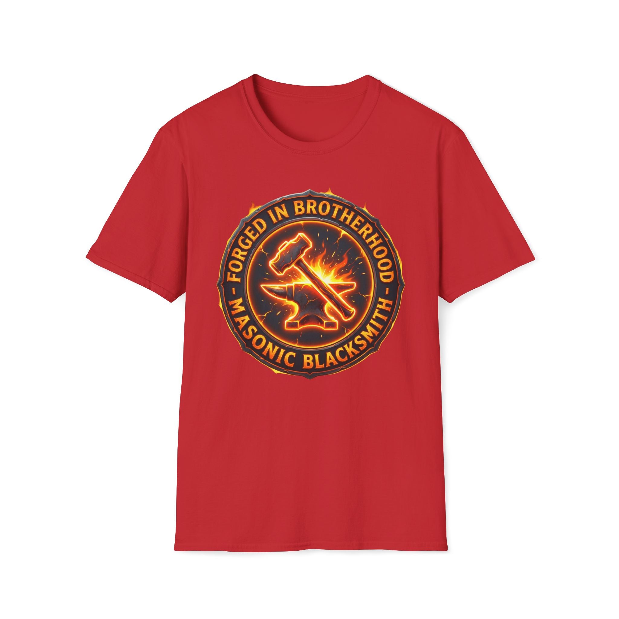 Masonic Blacksmith - Forge in Steel T-Shirt