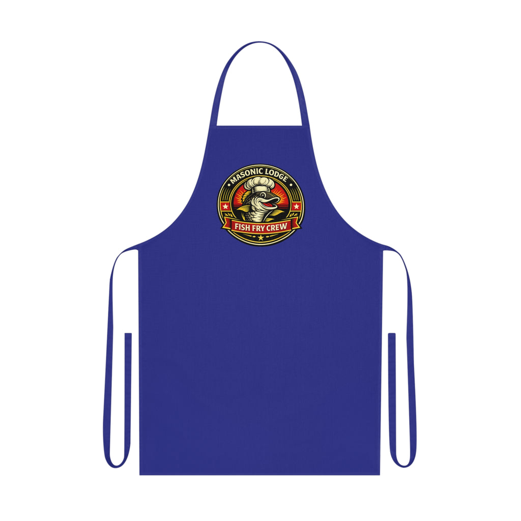 Masonic Lodge Fish Fry Crew Cotton Apron