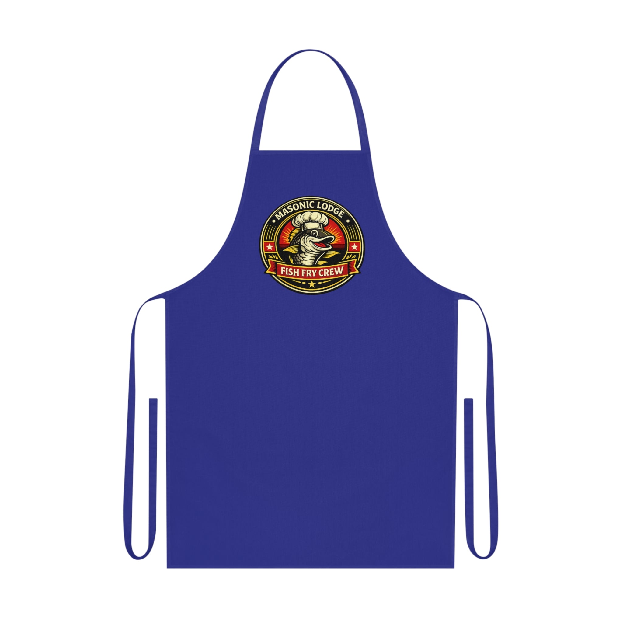 Masonic Lodge Fish Fry Crew Cotton Apron