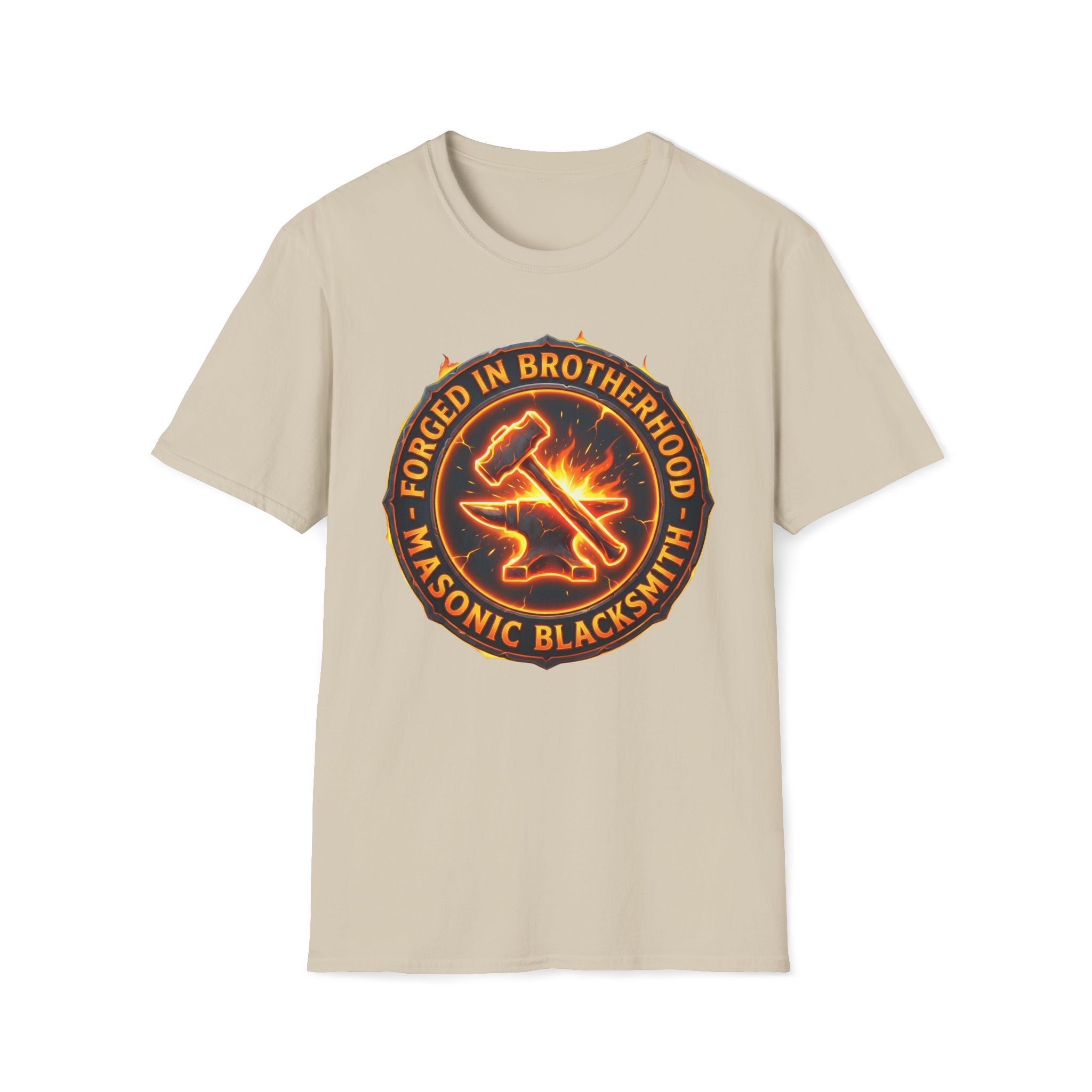 Masonic Blacksmith - Forge in Steel T-Shirt